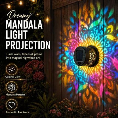 Solar Mandala Light IP68 Waterproof- Auto On/Off