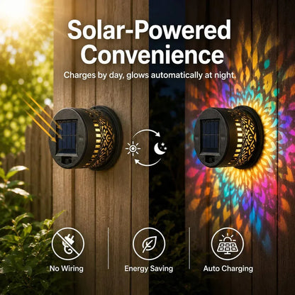 Solar Mandala Light IP68 Waterproof- Auto On/Off